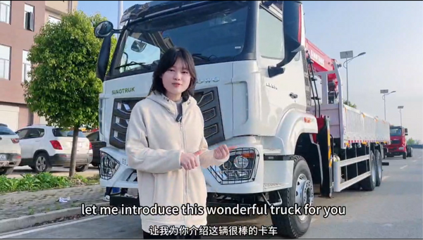 HOWO 6X4 12T Truck-mounted crane