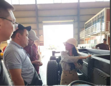 Central Asia Client Delegation Visits Shenbai Group Production Base