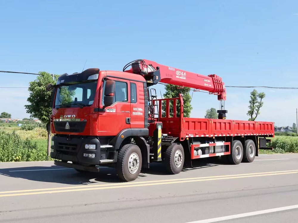 HOWO 8X4 16T truck mounted crane
