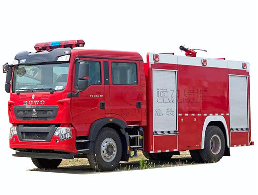 HOWO 4X2  8000L foam fire truck