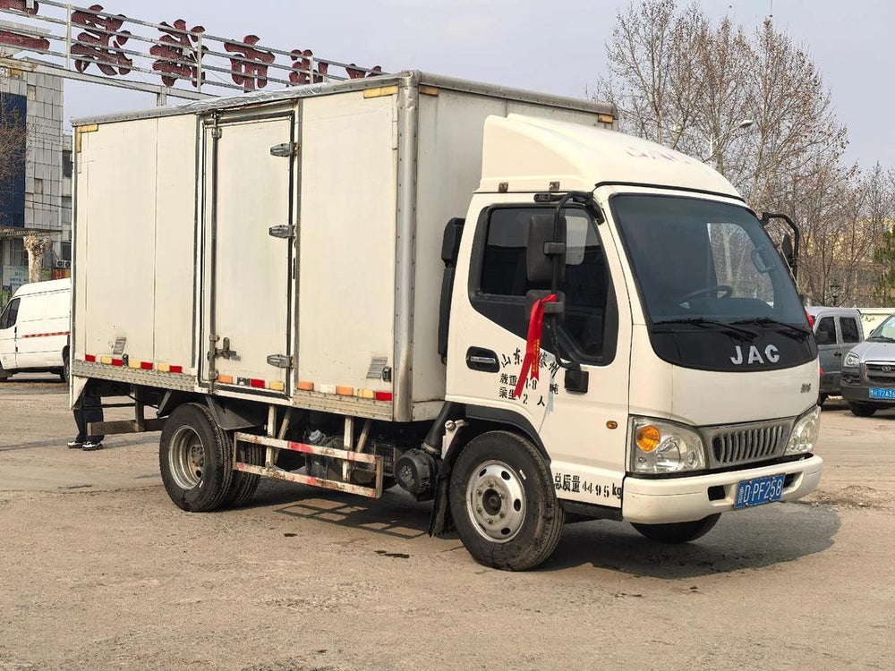 JAC Junling H Box Truck - Rear Side View