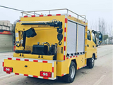 Foton 4x2 double-cab emergency rescue vehicle: Emergency rescue, emergency power generation, emergency drainage.