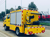 Foton 4x2 double-cab emergency rescue vehicle: Emergency rescue, emergency power generation, emergency drainage.