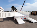 Isuzu 8x4 16-ton folding boom crane truck
