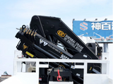 Isuzu 8x4 16-ton folding boom crane truck