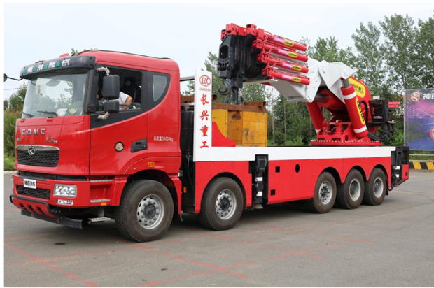 Hualing Hanma 10x4 100T Heavy-Duty Truck Crane