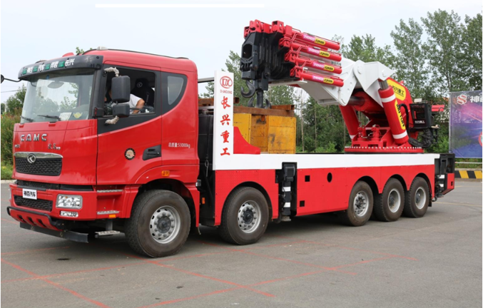 Hualing Hanma 10x4 100T Heavy-Duty Truck Crane