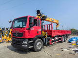 Howo 6X4 XCMG 14-ton 5-section boom truck crane