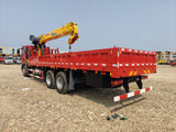Howo 6X4 XCMG 14-ton 5-section boom truck crane