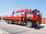 HOWO 6X4 12T truck mounted crane