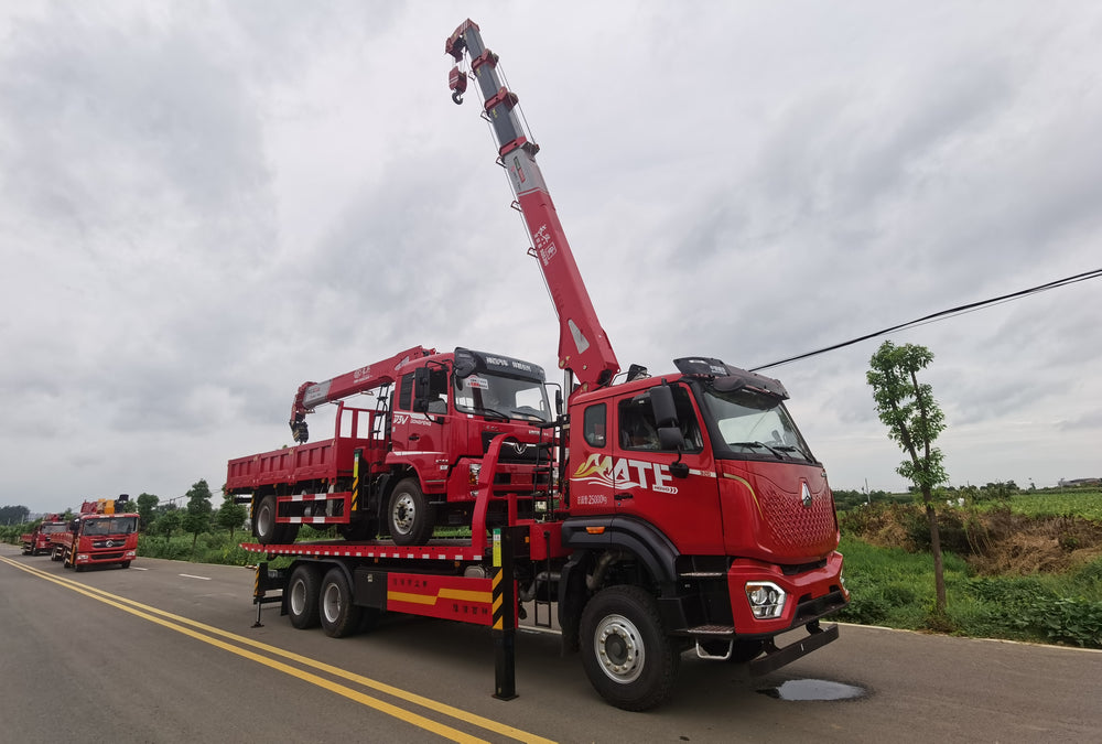 HOWO 6×4 12T Crane Mounted One-to-Two Tow Wrecker