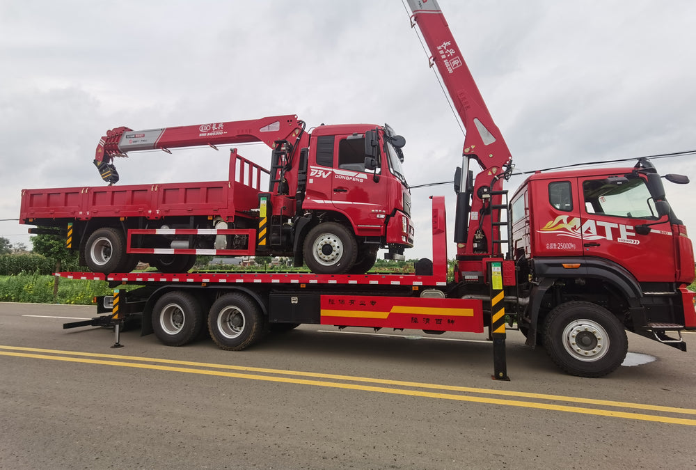 HOWO 6×4 12T Crane Mounted One-to-Two Tow Wrecker