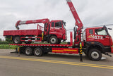 HOWO 6×4 12T Crane Mounted One-to-Two Tow Wrecker