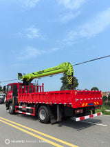 HOWO TX 4×2 Zoomlion 12-ton 5-section arm Weichai 240 horsepower 4.6 displacement-the strongest four-cylinder heart in the truck crane industry
