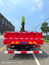 HOWO TX 4×2 Zoomlion 12-ton 5-section arm Weichai 240 horsepower 4.6 displacement-the strongest four-cylinder heart in the truck crane industry