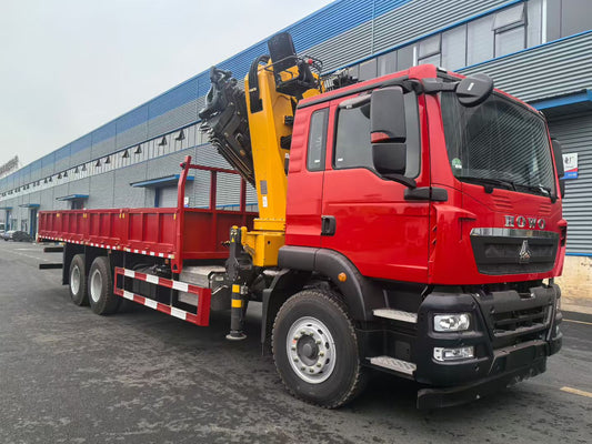 Howo 6X4 XCMG 21 T Folding Boom Crane