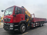 Howo 6X4 XCMG 21 T Folding Boom Crane