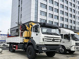 BeiBen 4x4 XCMG 10-ton folding boom crane