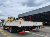 BeiBen 4x4 XCMG 10-ton folding boom crane