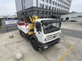 BeiBen 4x4 XCMG 10-ton folding boom crane