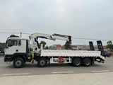 HOWO 8X4 10T folding arm crane