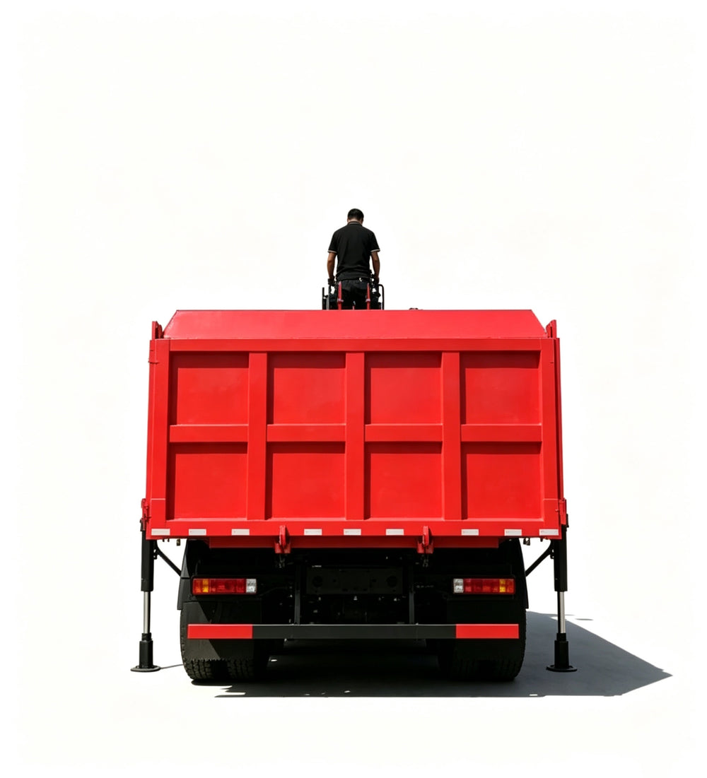 Dongfeng 6X4  folding arm grab truck