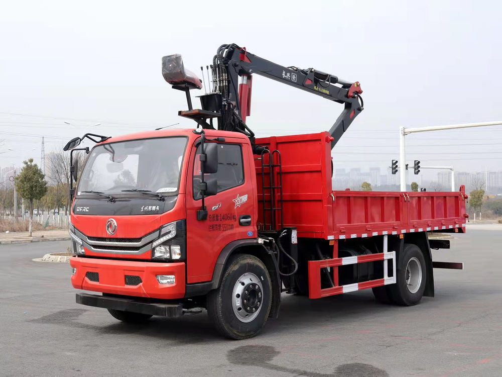 Dongfeng folding arm grab truck