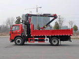 Dongfeng folding arm grab truck