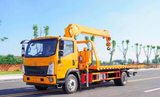 HOWO 4T Wrecker Crane Truck