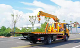 HOWO 4T Wrecker Crane Truck