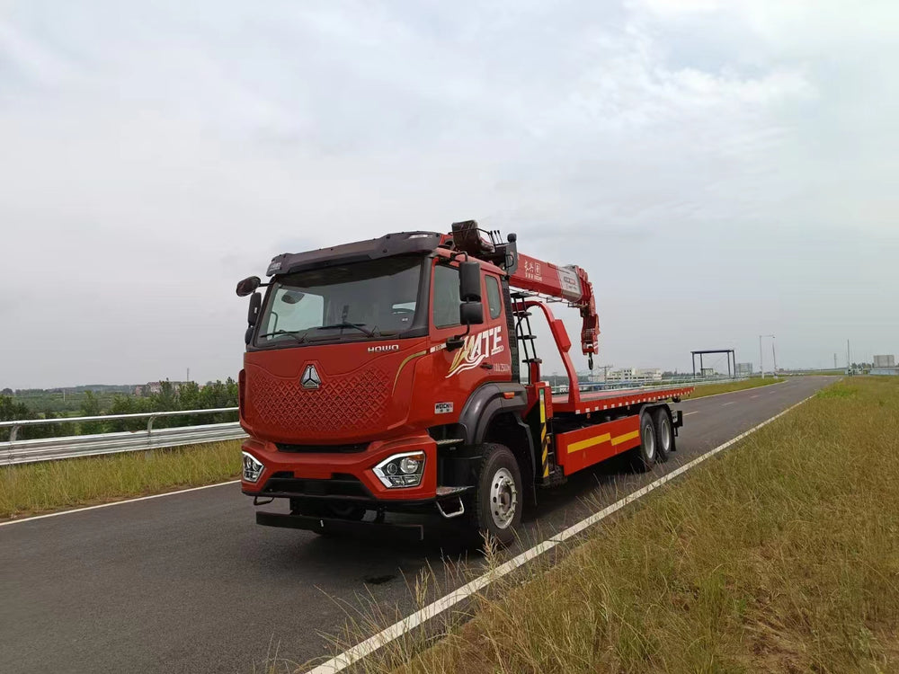 HOWO 6X4 12T crane tow truck