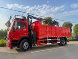 4X2 Dongfeng folding arm grab truck