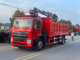 4X2 Dongfeng folding arm grab truck