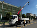 Dongfeng 4X2 8-ton folding boom truck crane