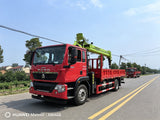 HOWO TX 4×2 Zoomlion 12-ton 5-section arm Weichai 240 horsepower 4.6 displacement-the strongest four-cylinder heart in the truck crane industry