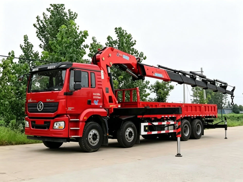 Shacman 8x4 16T Folding Boom Truck Crane