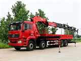 Shacman 8x4 16T Folding Boom Truck Crane