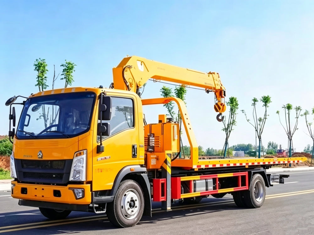 HOWO 4T Wrecker Crane Truck
