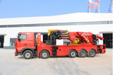 HOWO 10X4 130-ton heavy-duty knuckle boom crane
