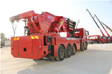 HOWO 10X4 130-ton heavy-duty knuckle boom crane