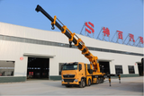 HOWO 10X4 150-ton Heavy-Duty Knuckle Boom Crane
