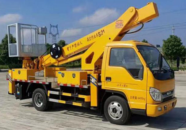 Foton 21 meters 4x2  mobile hydraulic platform high altitude operation vehicle