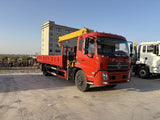 Dongfeng 4X2  5ton truck-mounted crane