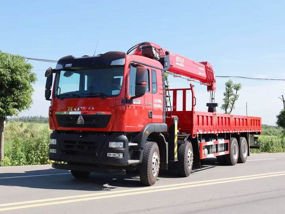 HOWO 8X4 16T truck mounted crane