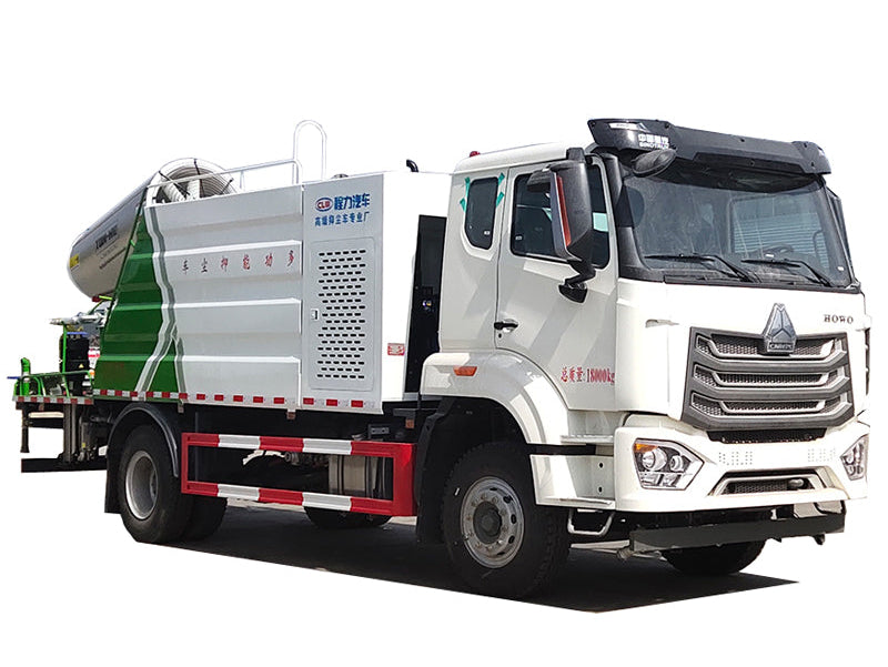 HOWO 4x2 14000L truck mounted mist cannon truck