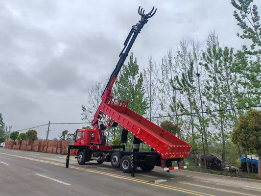 DongFeng Truck-mounted Grapple Crane with Tipper
