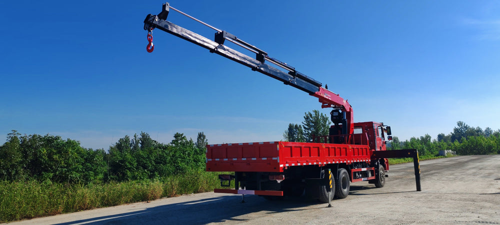 SHACMAN 6×4 12T Knuckle Boom Crane