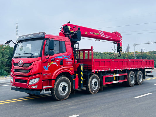 FAW 8×4 360HP Telescopic Boom Crane