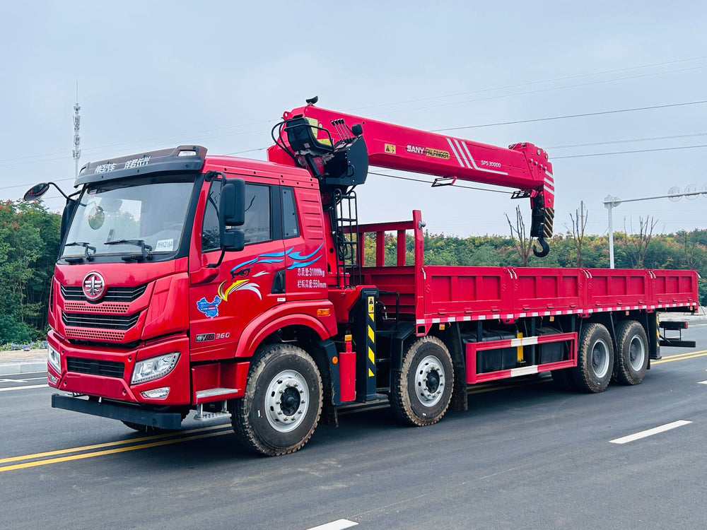 FAW 8×4 360HP Telescopic Boom Crane