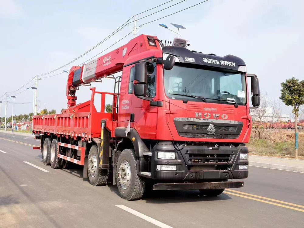 HOWO 8X4 16T truck mounted crane